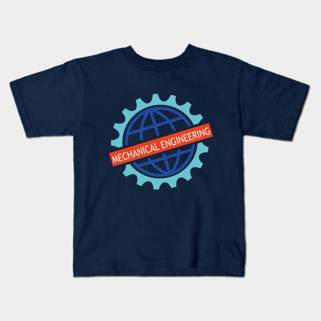 Best mechanical engineering text and logo Kids T-Shirt by PrisDesign99